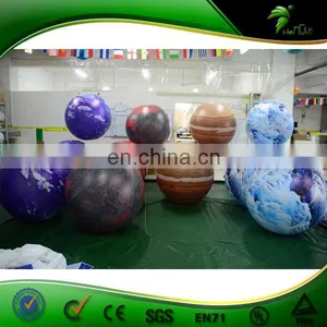 A Set Of Solar System Nine Planets Inflatable LED Planets Light Helium Balloon thumbnail-4