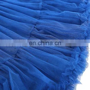 Belle Poque Luxury 3-Layers Soft Tulle Netting Blue Crinoline Petticoat Underskirt for Retro Vintage Dresses BP000226-4 thumbnail-5