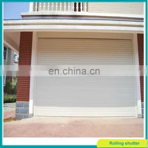 Wihte Vertical Motorized Roller Shutter Door for Garage thumbnail-1