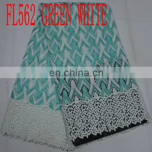 Hot Sale African Lace Fabric/ Guipure Lace Fabric/ Dry Lace/ African Organza Lace Fabric thumbnail-1