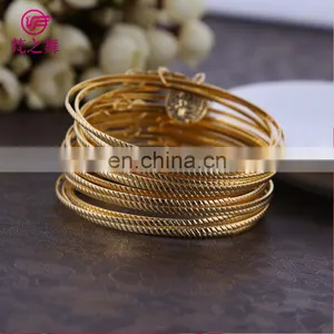 Wholesale Gold Coins Belly Dance Bracelet Bangle Jewelry P-9043# thumbnail-3