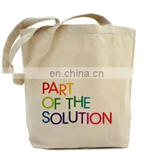 Wholesale Recyclable Cotton Shopping Bag/Fashion Reusable Eco-friendly Cheap Cotton Tote Bag thumbnail-1