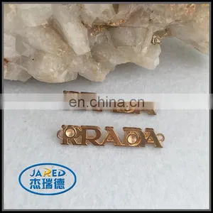 Cangnan Custom Made Cheap Aluminum Metal Clothing Badge/tag thumbnail-3