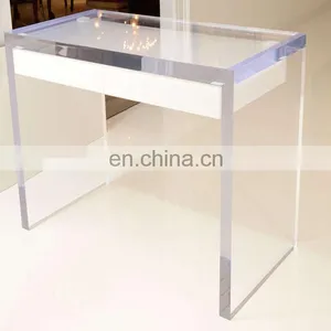 Hot Sale High Quality Clear Plexiglass Coffee Table thumbnail-2