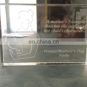 Clear Acrylic Block,engraved Glass Block thumbnail-2