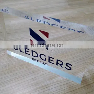 Acrylic Paperweight Acrylic Logo Block Acrylic Paper Weight Retail Display Sign Block thumbnail-3