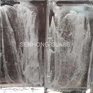 Clear Frosted Solid Transparent Glass Brick thumbnail-1