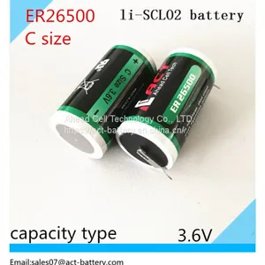 Primary Li-SOCl2 3.6V C Size Lithium Battery thumbnail-1