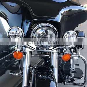 Canton Fair Hot Product 4 by 4 7 Inch LED Headlamp With Angel Eye for Jeep for Harley thumbnail-2