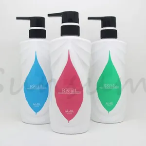 Guangzhou Manufacturer Cosmetic Shampoo Pump Silk Screen Printing Shampoo Bottle thumbnail-1