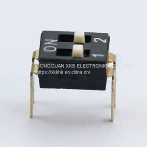 XKB Factory 2.54 mm Pitch 2-digit In-line DIP Switch thumbnail-2