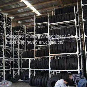 Foldable Tyre Stack Racking, Foldable Tyre Rack thumbnail-4