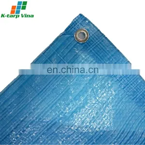 SKY BLUE TARPAULIN - 45 GSM - WATERPROOF & LIGHT DUTY thumbnail-3