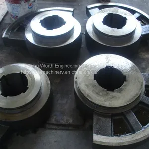 Custom-made Gray Iron Sand Casting Spare Parts for Belt Pulley thumbnail-1