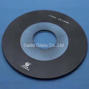 Customised Float Glass Top Cover Glass in Round Shape for Smart Cooker thumbnail-1
