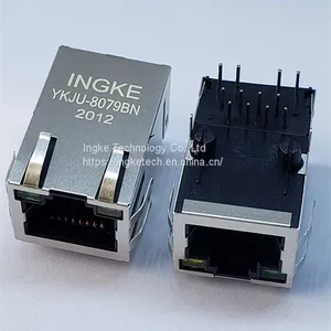 J1011F21PNL 1 Port 100 Base-T Through Hole RJ45 Magjack Connectors thumbnail-1