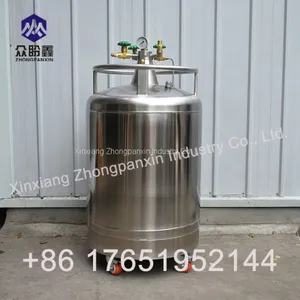 Stainless Steel Liquid Nitrogen Container Ydz-150 Cryogenic Storage Tank Price thumbnail-5