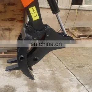 0.8t-3.5t Excavator Drilling Grab Hammer Quick Hitch Crawler Riper Rake Bucket Attachment for Excavator thumbnail-7
