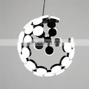 Nordic Style Easy Personality Art Creative Chandelier Globe Ceiling Light Acrylic Chandelier Light thumbnail-1