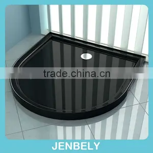 Black 50mm Corner Acrylic/ABS Shower Tray thumbnail-3