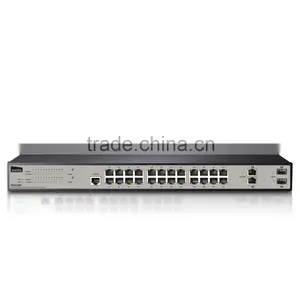 Netis 24FE+2 Combo-Port Gigabit Ethernet SNMP PoE Switch/802.3at&af/400W thumbnail-1