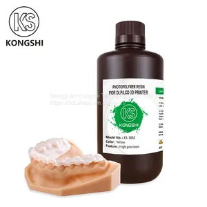 Dental Castable Resin UV Photopolymer Resin 405nm Ultra Low Shrinkage Easy Casting for Dental Implant Restoration Frame & Crown thumbnail-3