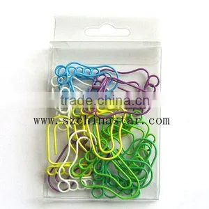 Shpaed Beautiful Foot Shape Paper Clips--pvc Box thumbnail-1