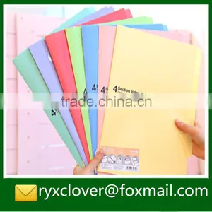 Colorful Sheet Protector L Shape Plastic File Sleeve Quality Choice thumbnail-1