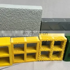 3660*1220*25mm Size Fiberglass Walkways Non Slip Blue FRP Grating thumbnail-4
