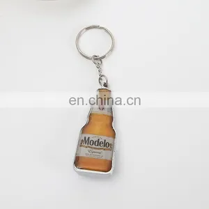 Customization Epoxy Metal Beer Bottle Opener With Keychain thumbnail-5