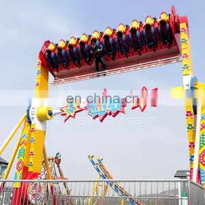 Large Outdoor Equipment Funfair Thrill Game Playland Hells Gate Ride for Kids Adults for Sale thumbnail-1