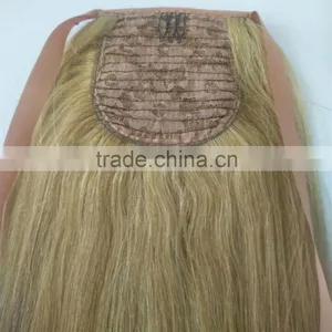 Remy Human Hair Drawstring Ponytail Hair Extension for Black Women thumbnail-6