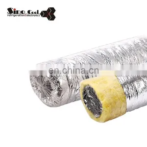 HVAC System Air Conditioning Aluminum Foil Fiberglass Insulated Flexible thumbnail-2