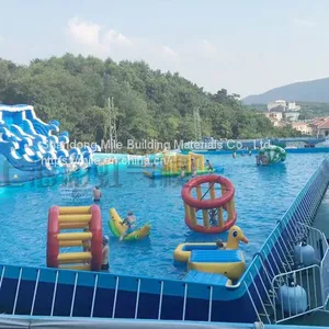 Frame Pool Above Ground Steel Frame Pvc Canvas Swimming Pool thumbnail-2