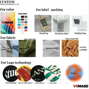 500 GSM Factory Custom Logo Blank Boxy Oversized Hoodies for Mens Heavyweight Cotton Hoodies Drop Shoulder Pullover Hoodi OEM thumbnail-3