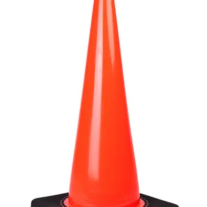70cm/28′′ Red Color PVC Road Safety Reflective Traffic Cone thumbnail-3