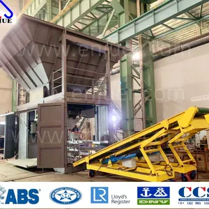 20/40 Feet 50kg/100kg 1ton Single Working Line Containerized Movable Port Use Bagging and Weighing Unit Packing Machine for Bulk Cargo thumbnail-3