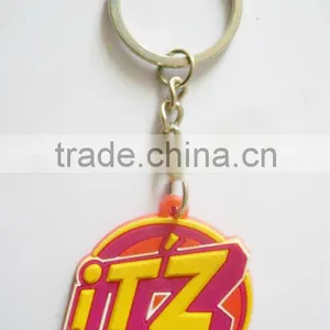 Soft PVC Keychain, 2D Debossed Logo, Free Design Key Chain Keyring thumbnail-3