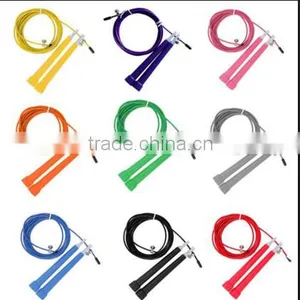 Bearing Box Design Adjustable Cable Wire Steel Skipping Speed Jump Rope thumbnail-2