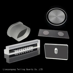 Optical Drilled Quartz Glass Plate Customized Quartz Sheet thumbnail-1