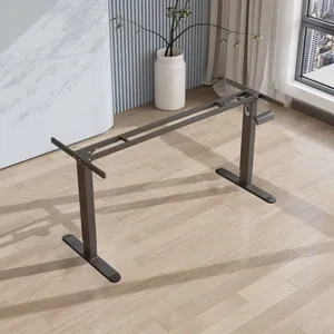 Electric Standing Desk Frame - Adjustable Table Frame for Home Office and Living Room Furniture With Linear Actuator for Enhanced Work Experience thumbnail-1