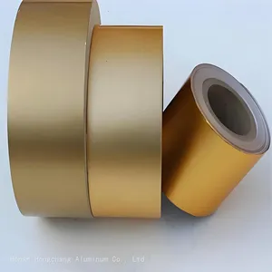 1235/8011 O Gold Aluminum Foil for Cigarette Inner Liner Packaging thumbnail-4