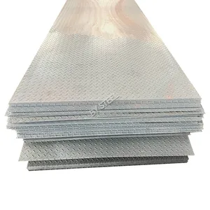 Factory Supply Hot Rolled Ms Steel Carbon Diamond Checkered Plate Carbon Steel Checkered Plate thumbnail-4