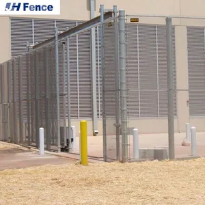 High Security 358 Weld Mesh Anti Climb Fence for Boundary Prison Airport Border Railway Power Station thumbnail-3
