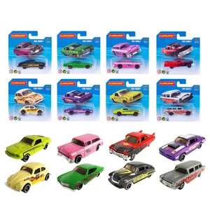 1:64 Scale Diecast Cars Metal Toy Vehicle 8 Models for Kids thumbnail-1