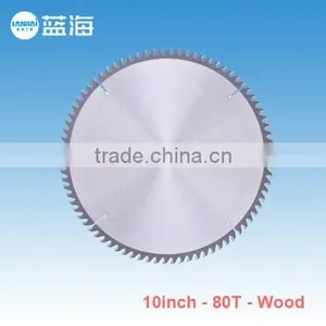 10''-80T Circular Wood Alloy Saw Blade TCT Cutting Blade thumbnail-1