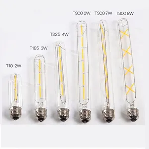 T300 8Watts Dimmer LED Light Bulbs Glass Clear LED Filament Bulbs thumbnail-1