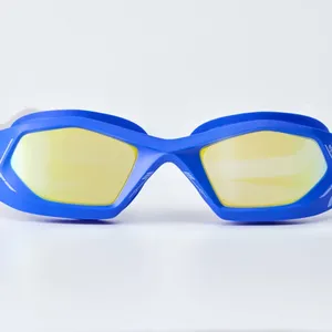 Junior Swim Goggle 3D Gasket Wide Vision Anti-Fog Uv Protected Waterproof Mirror Coating High Definition Lens thumbnail-1