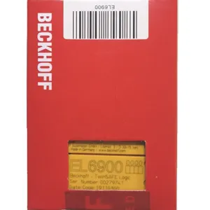 Beckhoff EL6900 EtherCAT TwinSAFE Logic Terminal Safety PLC Module SIL3 PL e Safety Controller 128 FSoE Connections thumbnail-2
