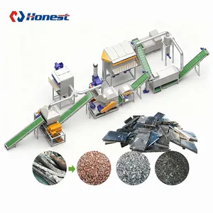 Copper & Aluminum AC / Car Radiator Recycling Production Line thumbnail-1